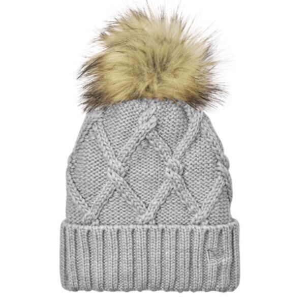 Faux Fur Pom Beanie Thumbnail