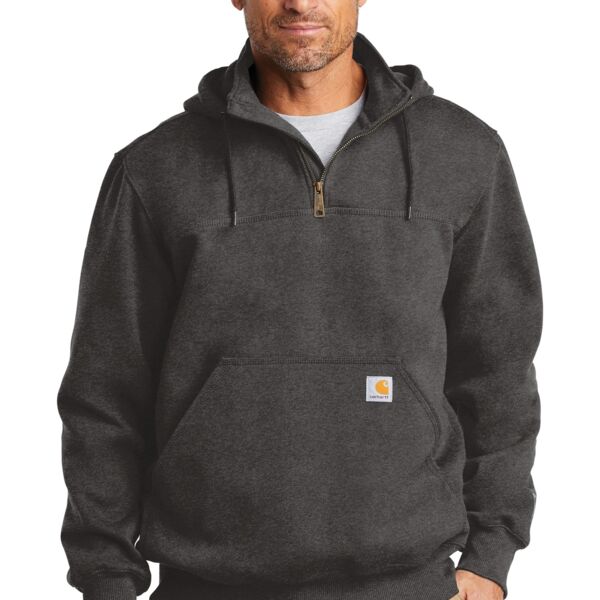 Carhartt® Rain Defender® Paxton Heavyweight Hooded Zip Mock Sweatshirt Thumbnail